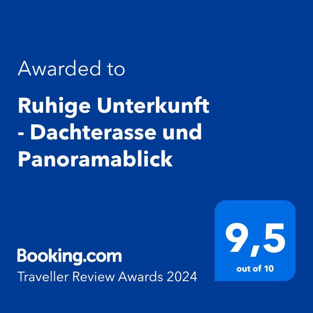 Ruhige - Dachterasse Und Panoramablick Apartment